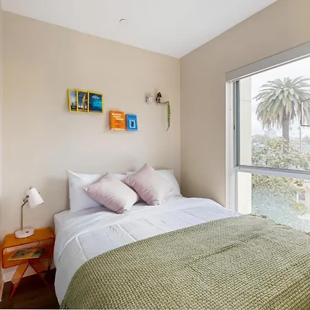 Artistic Studio In Downtown Sm With Breathtaking Skyline View Los Angeles Exterior foto